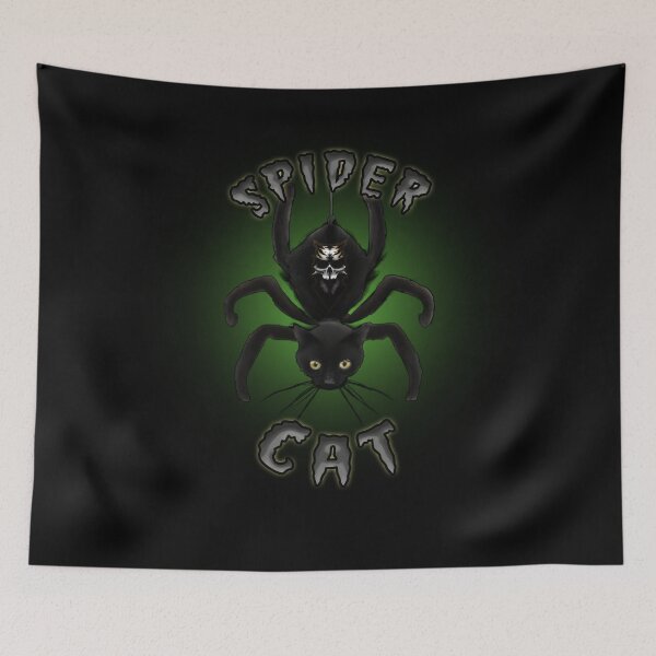 Item preview, Spider Cat with skull markings designed and sold by AllLeftSides42.