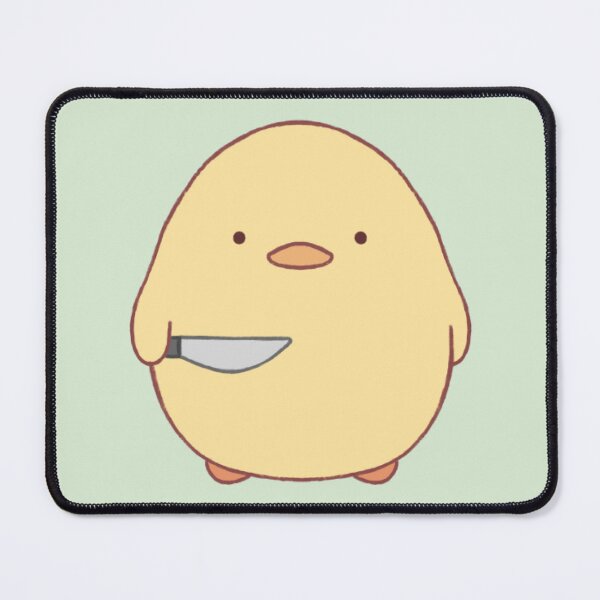 Item preview, stabby duck (light green bg) designed and sold by DesignByJennyyy.