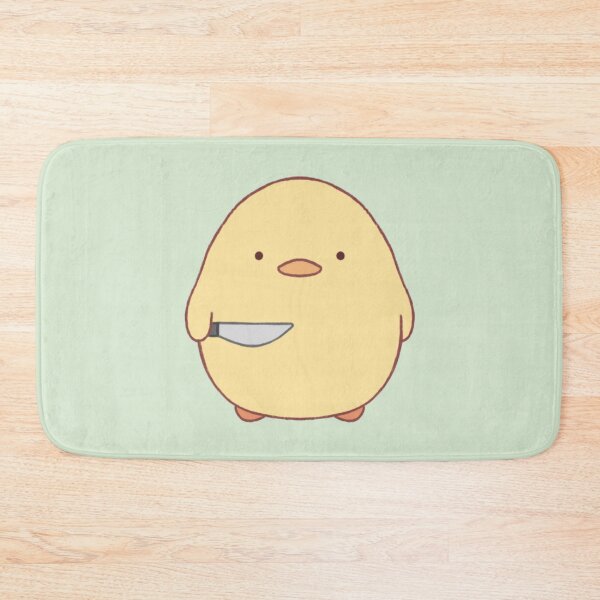 Item preview, stabby duck (light green bg) designed and sold by DesignByJennyyy.