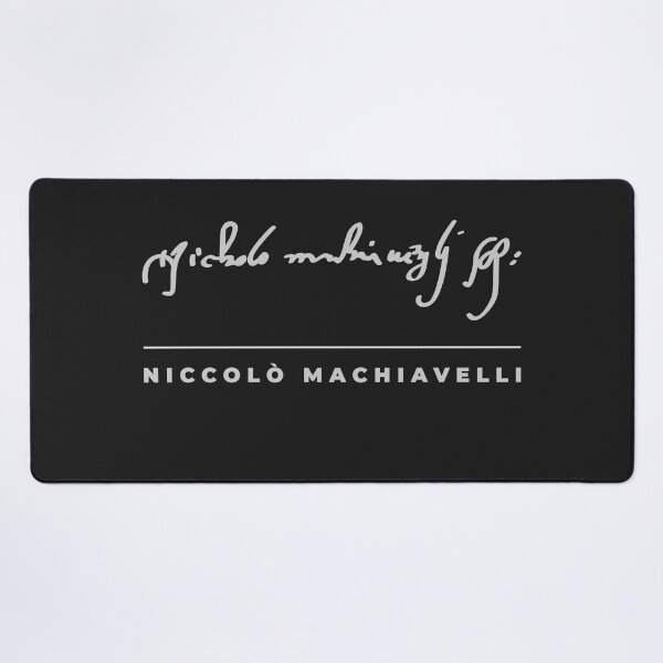 Item preview, Niccolò Machiavelli signature t-shirt designed and sold by CMYKStudio.