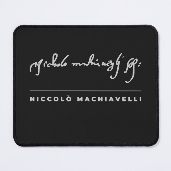 Item preview, Niccolò Machiavelli signature t-shirt designed and sold by CMYKStudio.