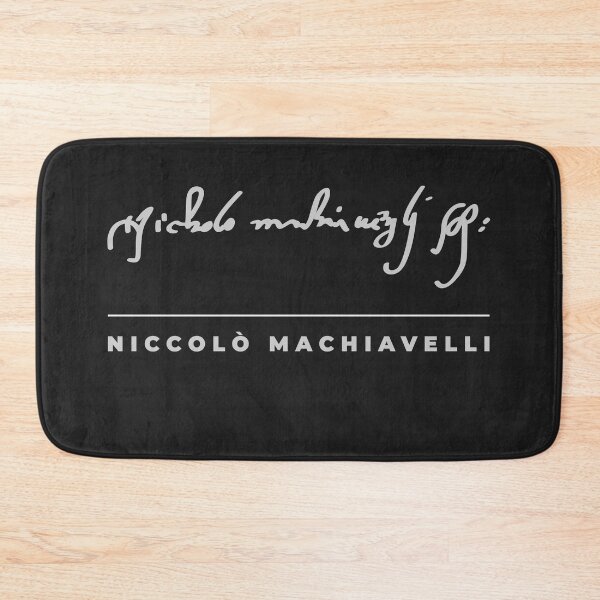 Item preview, Niccolò Machiavelli signature t-shirt designed and sold by CMYKStudio.