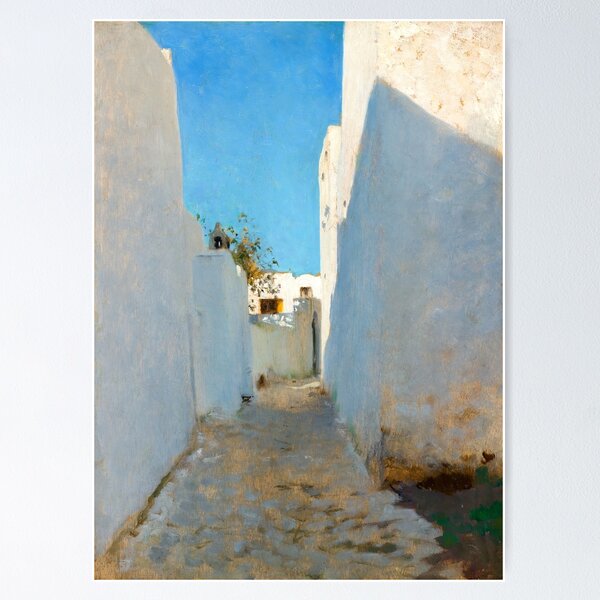 Item preview, Escena callejera marroquí de John Singer Sargent designed and sold by Vintage Wall Art.
