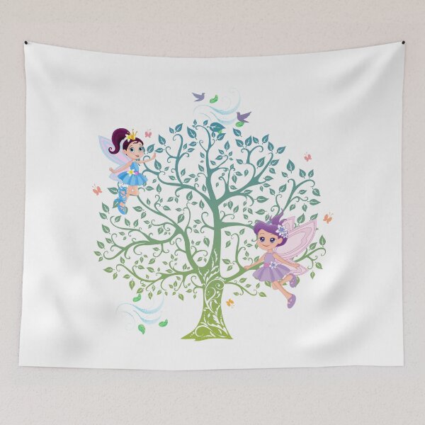 Item preview, Flower spirits in the forest - Hippie flower children designed and sold by Rubi16.