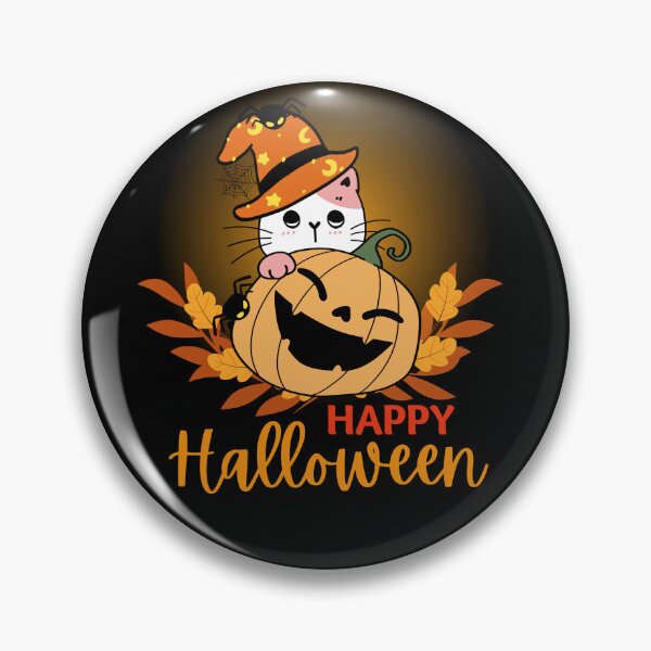 Item preview, Cute cat in pumpkin halloween designed and sold by reka88.