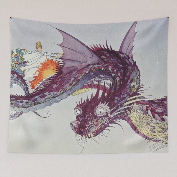 Item preview, Purple mystical dragon  designed and sold by superbling.