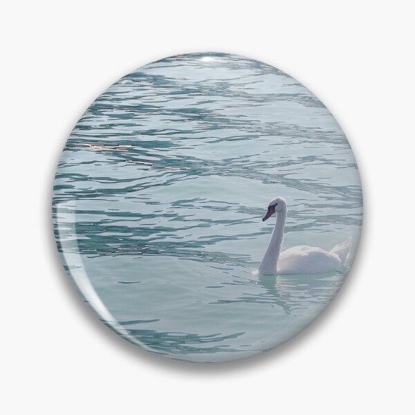 Item preview, SWAN IN AUSTRIAN BLUE LAKE designed and sold by anetesees.
