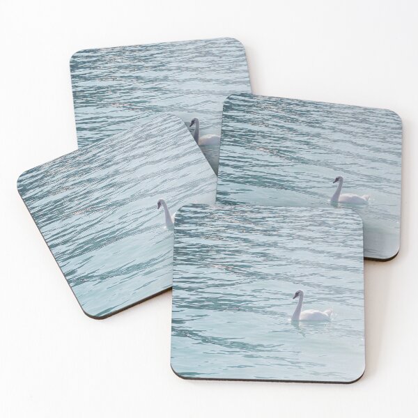 Item preview, SWAN IN AUSTRIAN BLUE LAKE designed and sold by anetesees.