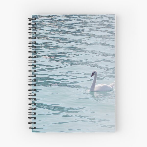 Item preview, SWAN IN AUSTRIAN BLUE LAKE designed and sold by anetesees.