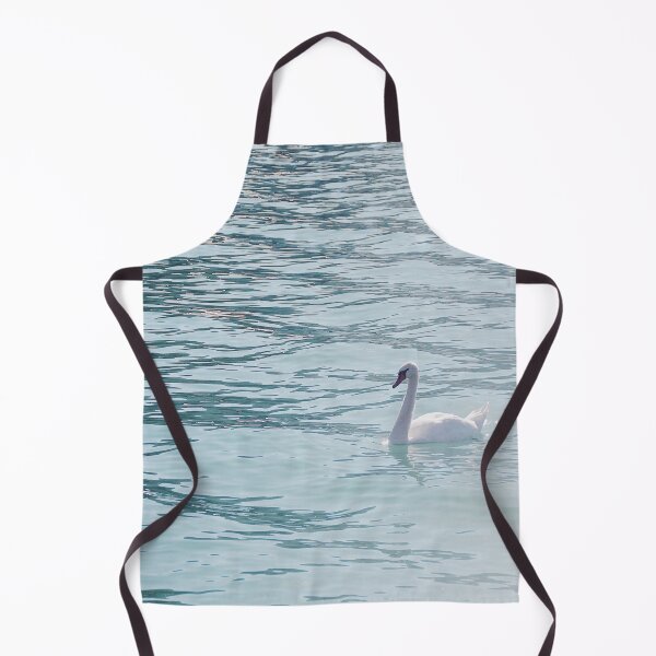 Item preview, SWAN IN AUSTRIAN BLUE LAKE designed and sold by anetesees.