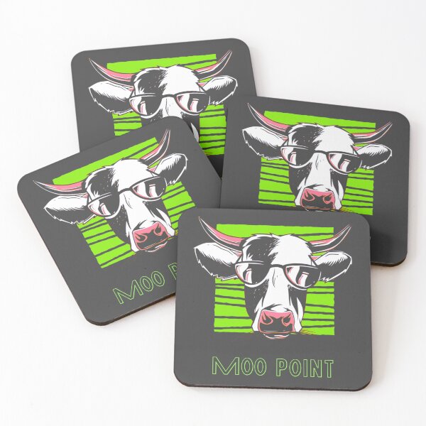 Item preview, Moo point - cool cow - funny phrase designed and sold by SICK-SENSE.