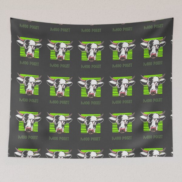 Item preview, Moo point - cool cow - funny phrase designed and sold by SICK-SENSE.