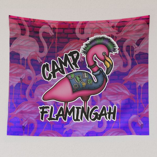 Item preview, Camp Flamingah designed and sold by PandamoniumArt.