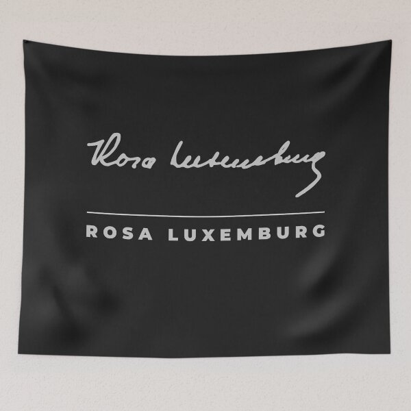 Item preview, Rosa Luxemburg signature t-shirt designed and sold by CMYKStudio.