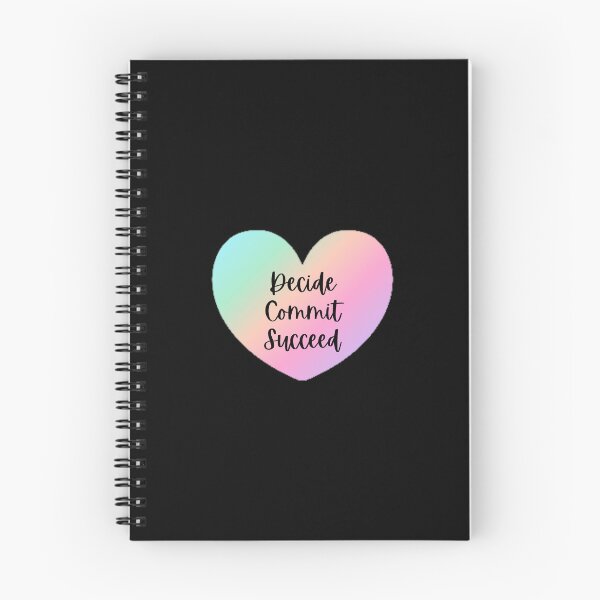 Item preview, Decide Commit Succeed The Best Teacher Blue Pink Heart Design designed and sold by BestTeacher.