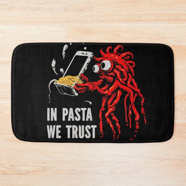 Item preview, Flying Spaghetti Monster "In Pasta We Trust" designed and sold by TheTeeShitter.