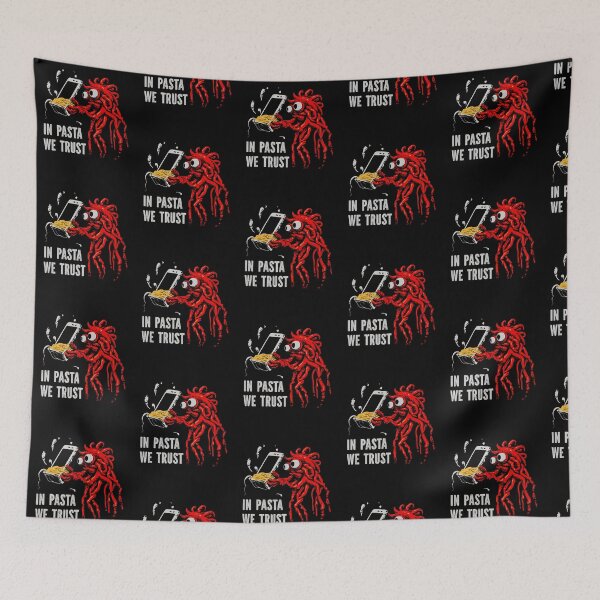 Item preview, Flying Spaghetti Monster "In Pasta We Trust" designed and sold by TheTeeShitter.