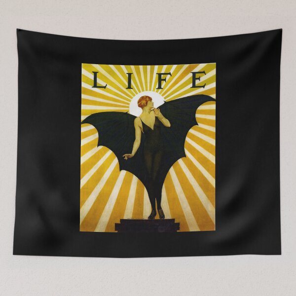 Item preview, Flapper Bat Girl - Life Magazine by Coles Phillips 1927-Magazine Advertising- Flapper Bat Girl designed and sold by TeeARTHY.