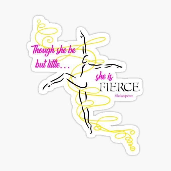 Fierce - transparent background Sticker