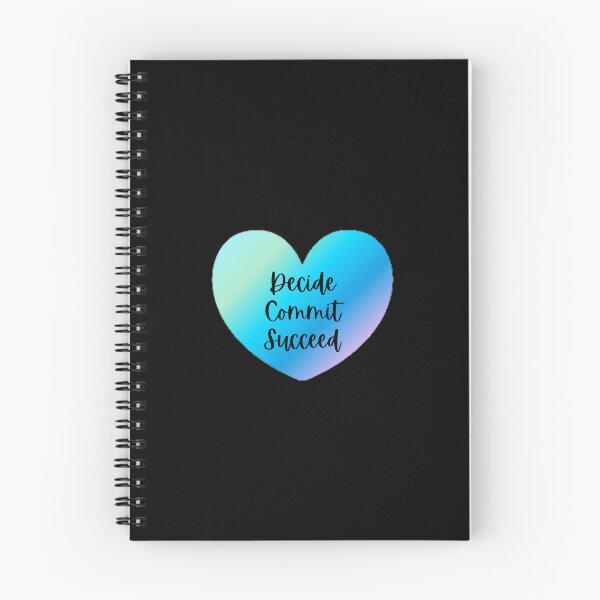 Item preview, Decide Commit Succeed The Best Teacher Blue Heart Design designed and sold by BestTeacher.