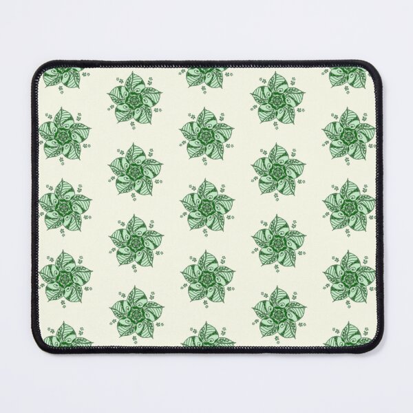 Item preview, Green leaf mandala designed and sold by Big-Eater-Queen.