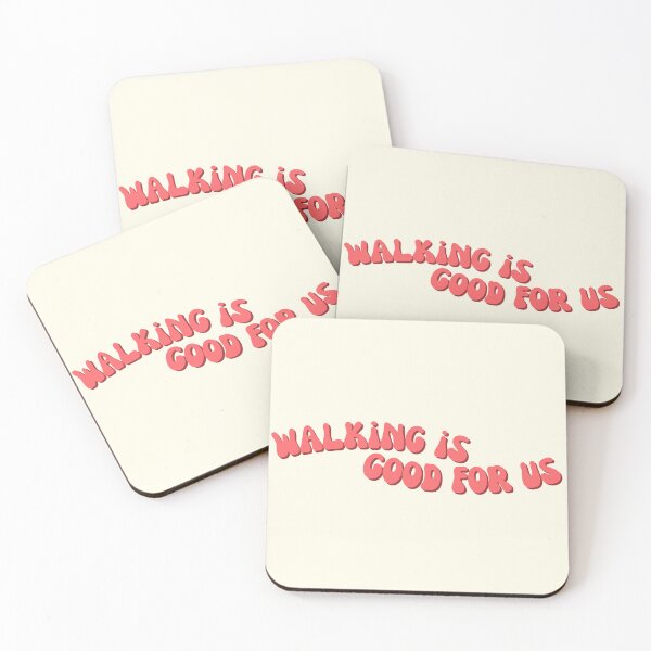 Item preview, Walking Is Good For Us Wavy Red designed and sold by Pink Ribbon.