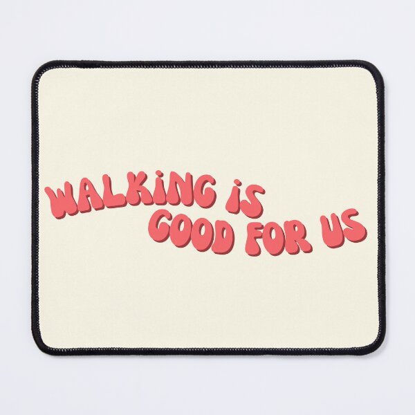 Item preview, Walking Is Good For Us Wavy Red designed and sold by Pink Ribbon.