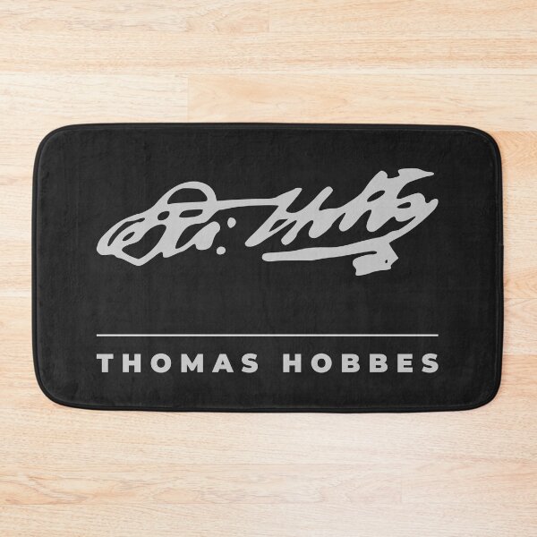 Item preview, Thomas Hobbes signature t-shirt designed and sold by CMYKStudio.