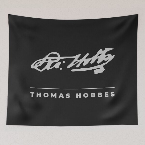 Artikelvorschau, Thomas Hobbes Signature-T-Shirt entworfen und verkauft von CMYKStudio.