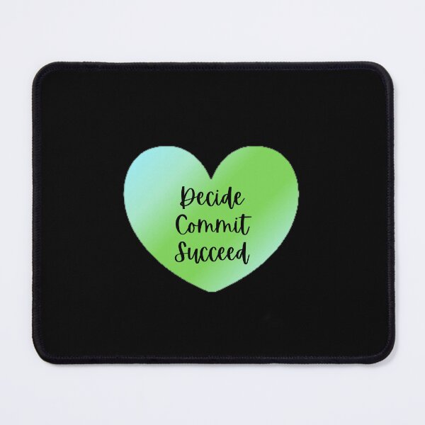 Item preview, Decide Commit Succeed The Best Teacher Green Heart Design designed and sold by BestTeacher.