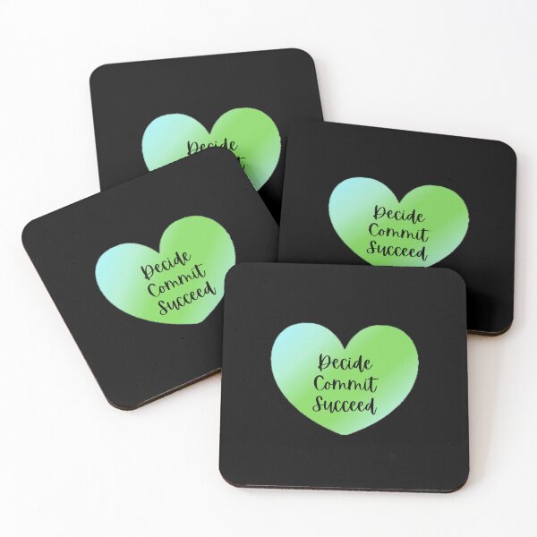 Item preview, Decide Commit Succeed The Best Teacher Green Heart Design designed and sold by BestTeacher.