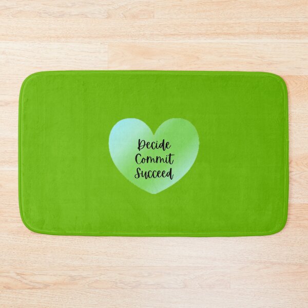Item preview, Decide Commit Succeed The Best Teacher Green Heart Design designed and sold by BestTeacher.