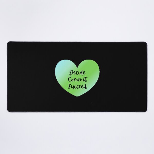 Item preview, Decide Commit Succeed The Best Teacher Green Heart Design designed and sold by BestTeacher.