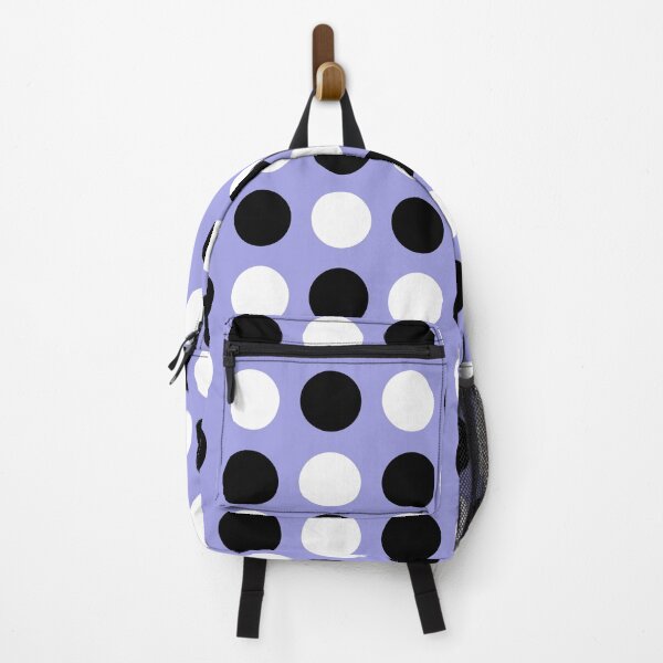 Artikelvorschau, Polka Dots Black White and Lavender entworfen und verkauft von tonymagnerart.