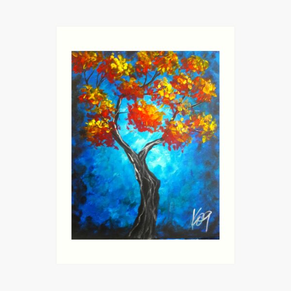 Autumn Tree Art Print