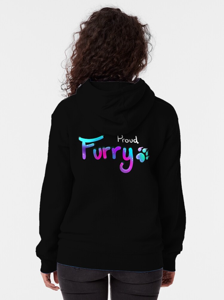 proud furry hoodie