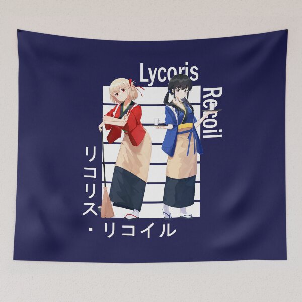 Item preview, Cute maids Chisato and Takina - Lycoris Recoil designed and sold by GuheheOtaku.