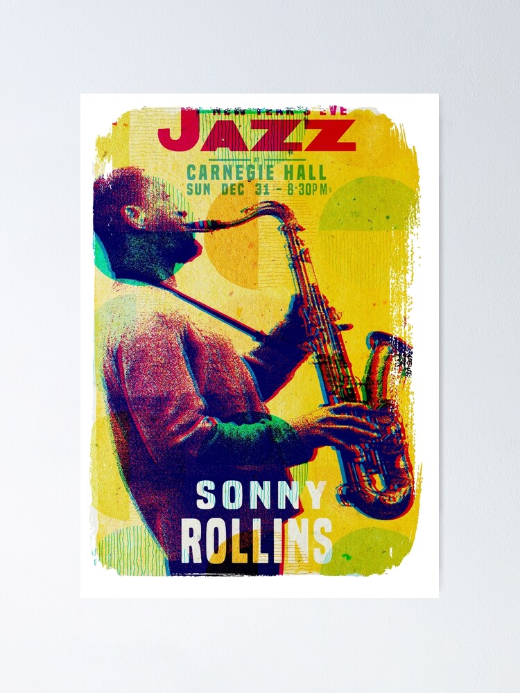 ◼️5枚セット◼️JAZZ◼️SonnyRollins他◼️未使用◼️非売品◼️ポスター Sonny Rollins Jazz Graphic 
