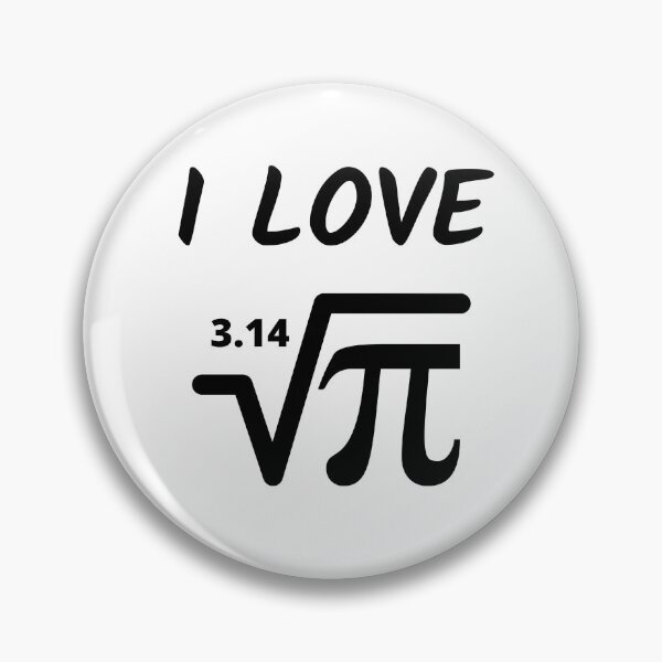 Item preview, I Love the 3.14 Root of Pi designed and sold by BluePlanetMerch.