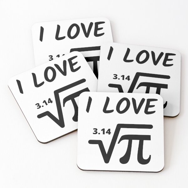 Item preview, I Love the 3.14 Root of Pi designed and sold by BluePlanetMerch.