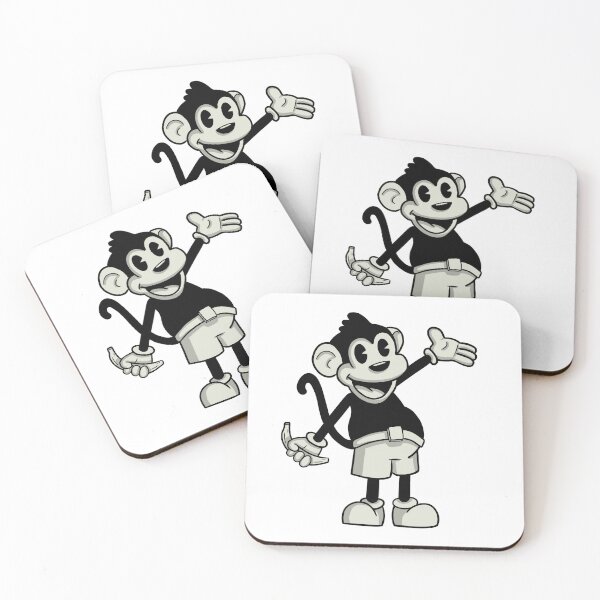 Item preview, 1930's retro vintage cartoon monkey designed and sold by manu-moon.