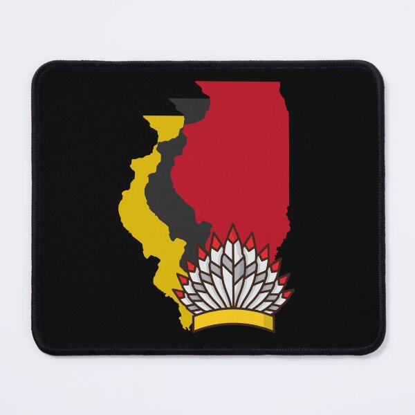 Item preview, Illinois Border, Blackhawks designed and sold by LatterDaze.