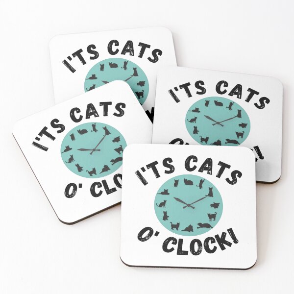 Item preview, I'ts cat o clock designed and sold by T-shirtJohny.