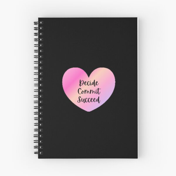 Item preview, Decide Commit Succeed The Best Teacher Pink Heart Design designed and sold by BestTeacher.