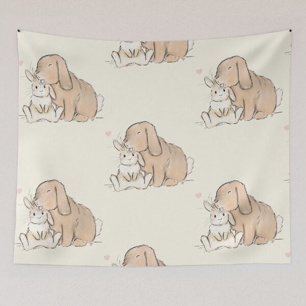 Item preview, Bunny bath time  designed and sold by Willow Grove Designs.