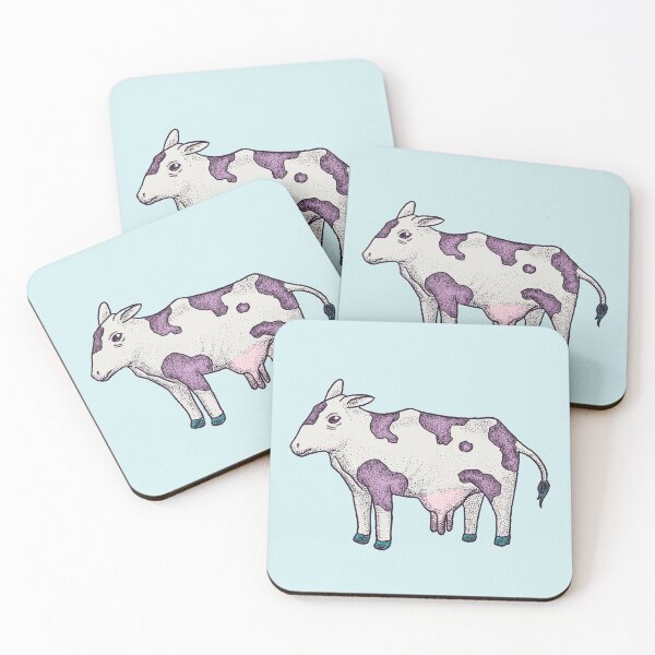 Item preview, Vaca lechera extraída de la memoria - ganado, granja, granja de vacas designed and sold by AbrahamicDesign.