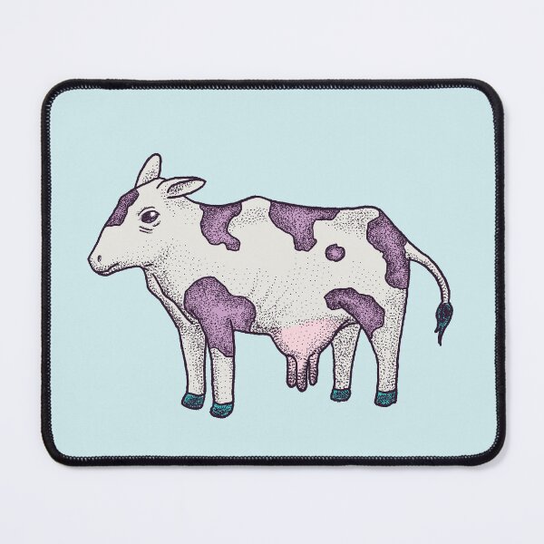 Item preview, Dairy Cow drawn from memory - cattle, farm, cow farm designed and sold by AbrahamicDesign.