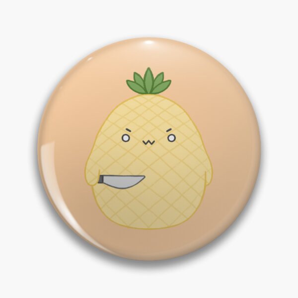 Item preview, stabby fruit (orange bg) designed and sold by DesignByJennyyy.