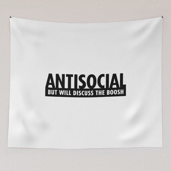 Item preview, Antisocial but will discuss the Mighty Boosh designed and sold by ThreadlyAndCo.