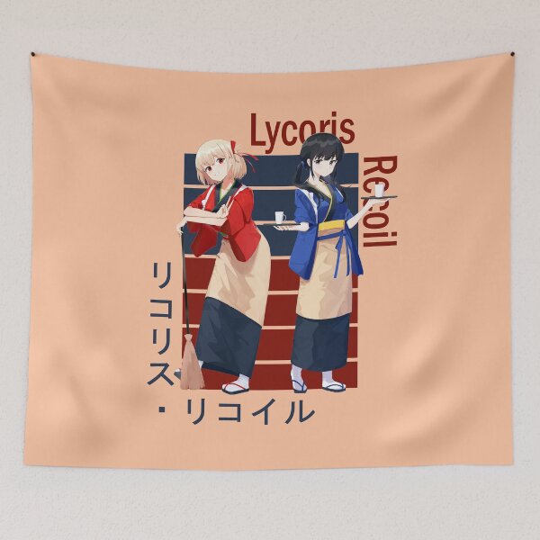 Item preview, Cute maids Chisato and Takina - Lycoris Recoil designed and sold by GuheheOtaku.